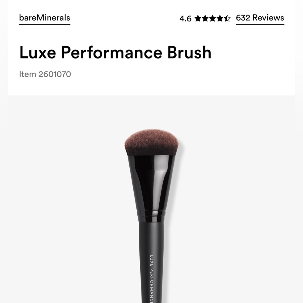 NWT BareMinerals Luxe Performance Brush